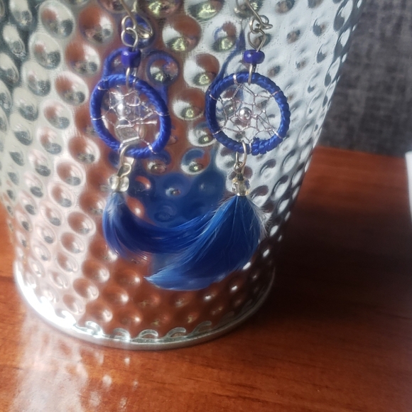 Handmade | Native American Dream Catcher Earrings - Picture 2 of 8